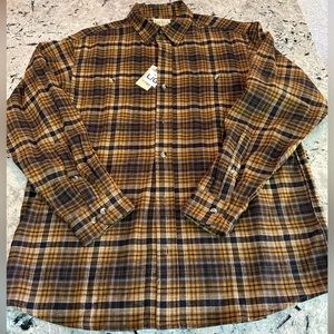 Redhead Brown Plaid Flannel